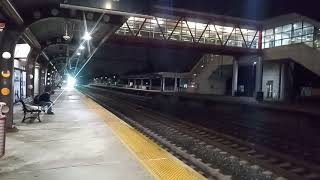 Amtrak Siemens ACS64 658 614 amp NJ Transit Bombardier ALP46 4603 at Hamilton [upl. by Ahsinam]