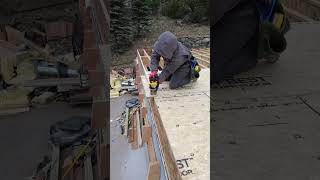 Floor Sheeting construction woodframing framing houseconstruction [upl. by Arnst]