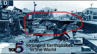 Top 5 Strongest Earthquakes in the World Record by Magnitude [upl. by Notwal902]