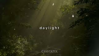 david kushner  daylight slowed  reverb [upl. by Wilen]