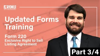 Updated Forms Training  SCR Form 220 Part 34 [upl. by Htebilil63]