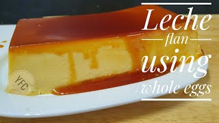 1 Minute Leche Flan  No steam  Easy Leche Flan Using Whole Eggs  Leche Flan  Creme Caramel [upl. by Saixela]