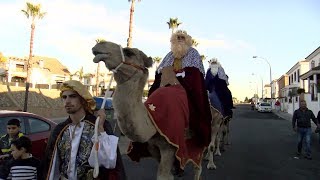 Los Reyes Magos de Oriente visitan Cartaya [upl. by Annaert]