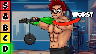 Ranking Forearm Exercises For BIGGER Arms best to worst [upl. by Denby264]