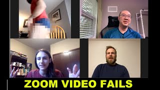 Funny Zoom Video Conference fails What NOT TO DO [upl. by Anaeda]