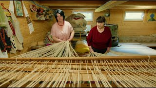 The process of making a handmade woolen blanket Time Lapse Сraft [upl. by Thatch674]