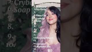 Rating ￼ songs from crybaby ￼ Melanie Martinez 🩷🖤￼ [upl. by Ahras]