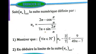 suites numériques 2 bac SM Ex 22 et 23 et 24 et 25 page 102 Almoufid [upl. by Yztim]