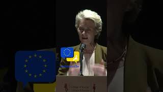 Politics must be the art of making even the impossible come true vonderleyen eudebates EU [upl. by Latsryk]