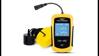 LUCKY Kayak Portable Fish Depth Finder Water Handheld Fish Finder Sonar Castable FFC1108 [upl. by Storm]