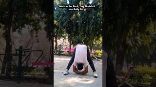 Workout 4 Back Leg Stretch amp Lose Belly Fat🔥shorts youtubeshortsbellyfatviralytshortstrending [upl. by Reena]