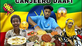 CANJEERO ETHIOPIA 🇪🇹 TEAM WALBA MARKI UGU HOREYSAY AYE CUNEEN……ETHIOPIA FOOD 🤤🤤 [upl. by Sikleb]