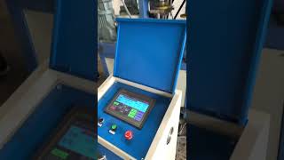 Metal Flat Iron Bending Machine Pipe Clamp Machine [upl. by Ayna645]