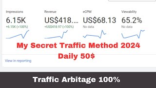 AdSense and Adx Traffic Arbitrage Secret Method 2024  AdSense loading 2024 [upl. by Latouche]