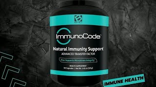 ImmunoCode  Natural Immunity Support  Advanced Transfer Factor  Plus Supports Gut Microbiomes [upl. by Eramat]