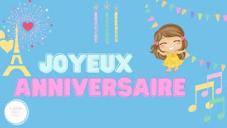 Joyeux anniversaire  Happy birthday in french [upl. by Okir478]