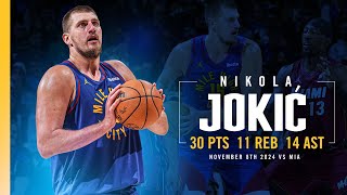 ANOTHER TripleDouble for Nikola Jokić 👀  Full Game Highlights vs Heat 11824 [upl. by Cyd488]