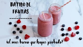 El mejor BATIDO DE FRUTA Tipo SMOOTHIE [upl. by Ashraf]