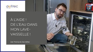 De leau dans le fond de votre lavevaisselle  Que faire [upl. by Anelle]