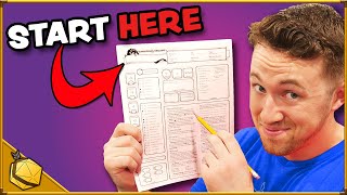 How to Make a Character Sheet in DampD 5e  Quick Guide [upl. by Nikral]