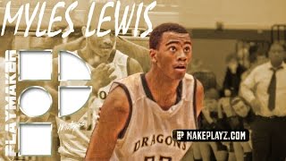 Myles Lewis Goes Off in State Tournament [upl. by Ramedlav]