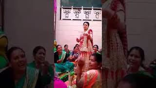 ladies Sangeet dance dance pahadisangeet uttrakhand [upl. by Adliwa]