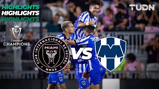 HIGHLIGHTS  Inter Miami 12 Monterrey  CONCACHAMPIONS 2024  TUDN [upl. by Adaiha]