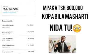 pata mtaji kwa kukopa mpaka TSH 800000 online TanzaniaNamba ya nida tu inaitajikabranch ndio [upl. by Tuorah]