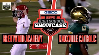 Brentwood Academy TN vs Knoxville Catholic TN  ESPN Broadcast Highlights [upl. by Cohen]