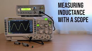 Measuring inductance with an oscilloscope and signal generator [upl. by Lalaj738]