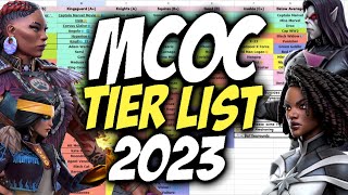 MCOC Tier List  Best Champions In Marvel Contest Of Champions  2023 [upl. by Ennayrb524]