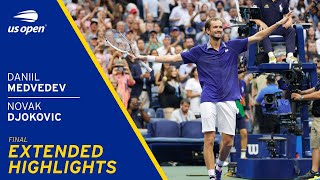 Daniil Medvedev vs Novak Djokovic Extended Highlights  2021 US Open Final [upl. by Omocaig]