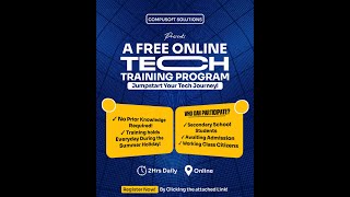 Unlock Your Tech Career with Free Training🎉 Free Intensive Software Development Training [upl. by Funch56]