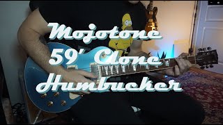 Mojotone 59 Clone Humbucker  Sound Demo Distorted Overdriven Clean [upl. by Asilrak167]