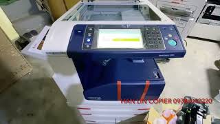 How to check quality for copier xerox Wc 7855 machine [upl. by Ardelle]