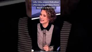 Denise Maerker Pulverizó a Lilly Téllez viralshort [upl. by Repip]