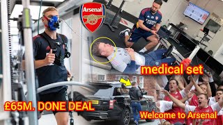 arsenal transfer today✅ arsenal Agree to sign best striker🤝 Medicals scheduled✍️ DONE DEAL✅ [upl. by Enimsaj]