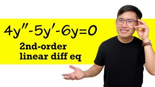 Second order homogeneous linear differential equations with constant coefficients [upl. by Noemys]