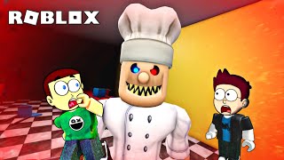 Roblox Escape Mr Scarys Diner  Scary Obby  Shiva and Kanzo Gameplay [upl. by Hsan]