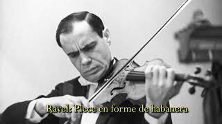 Ravel Piece en forme de habanera Leonid Kogan violin Andrei Mytnik piano [upl. by Verlie]