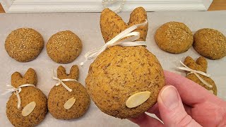 Gluten Free Lentil Buns with a Twist Easter Lentil Bunny Bun Recipe [upl. by Atonsah]