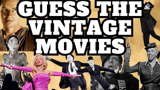 Name The Vintage Movies Quiz Mix Challenge [upl. by Jackelyn]