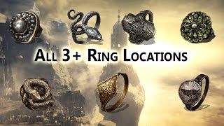 All Plus 3 Ring Locations Ringed City DLC  Dark Souls 3 [upl. by Mulford150]