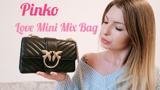 PINKO LOVE MINI MIX BAG review 👜  Recenzja torebki PINKO 🔥🔥🔥 [upl. by Orford]