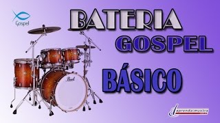 Aprenda Música  Aprenda Bateria Gospel  Básico [upl. by Adnarram]