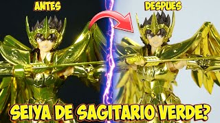 Seiya de Sagitario Myth Cloth Ex Metal Verde [upl. by Hait]