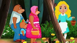 Goldilocks and the Three Bears  Fairy Tales – Full Story [upl. by Oramlub]