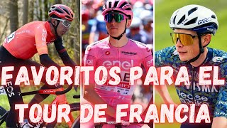 TOP 10 FAVORITOS PARA EL TOUR DE FRANCIA 2024 [upl. by Sontag]