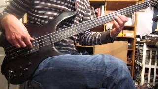 Mick Karn Bass Cover Medley Part 2 with TABS [upl. by Delainey]