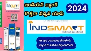 Indian bank  indsmart app  mobile banking [upl. by Aihsined]